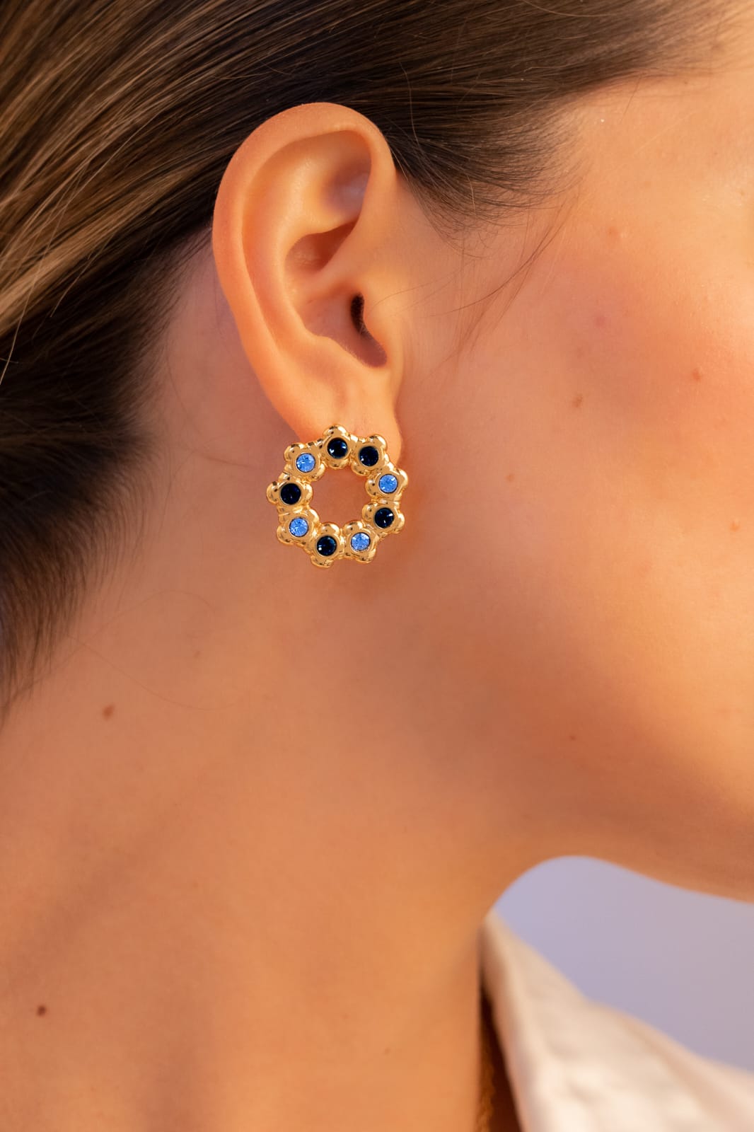 Pendiente topo circular cristales