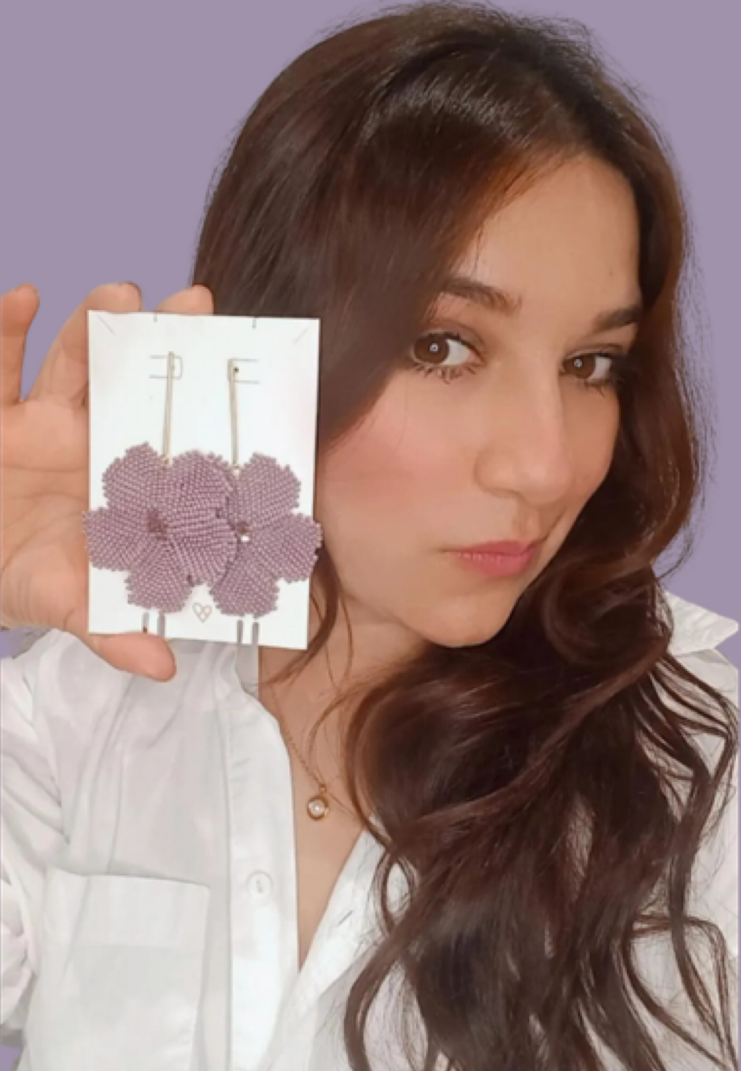 Pendiente Flor Petunia