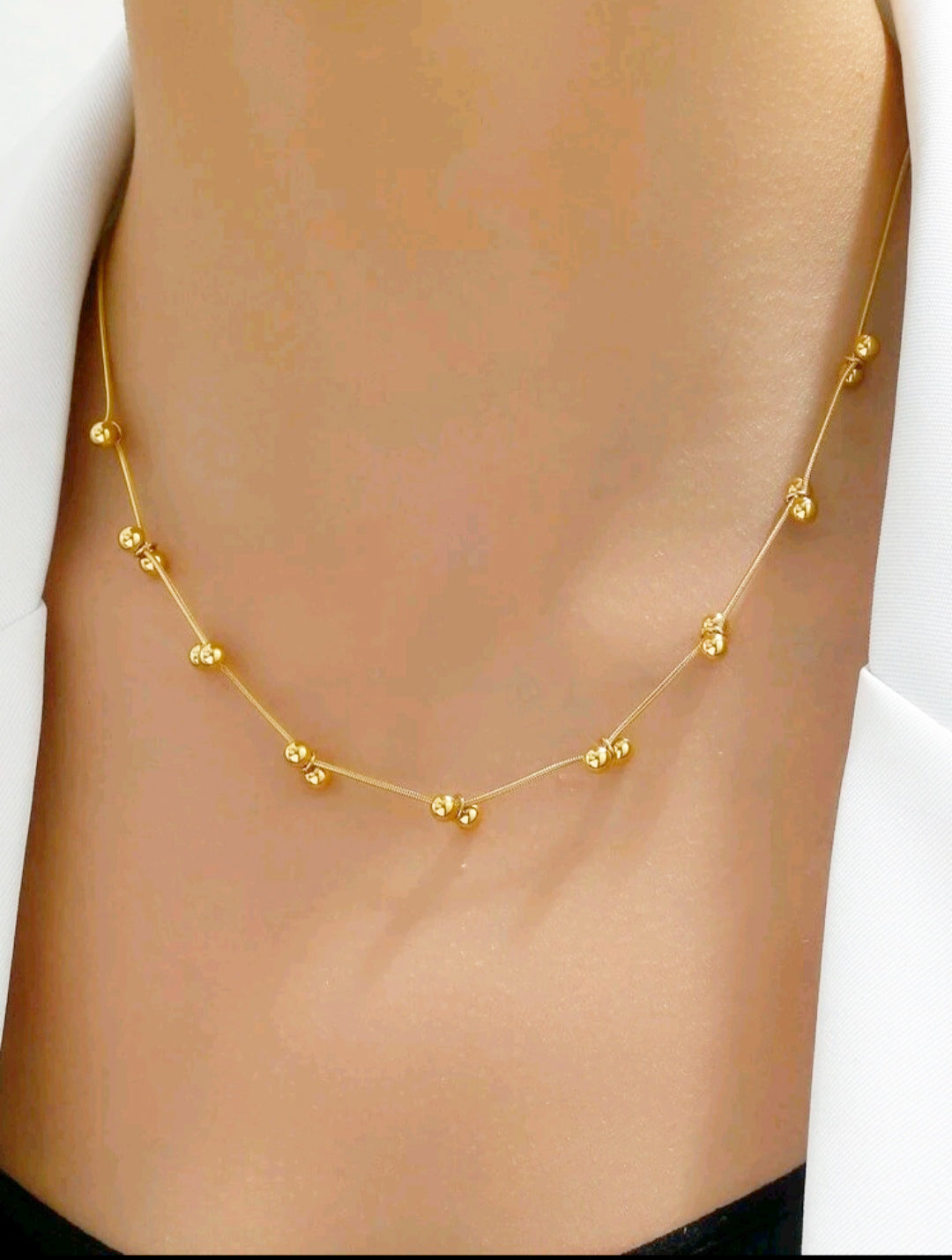 Colgante esferas doradas